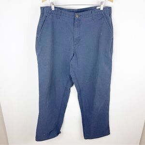 Carhartt Dungaree Fit Utility Work Pants Blue Size 36 x 30